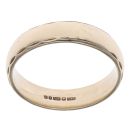 9ct Yellow Gold Patterned Wedding Band 5.8mm