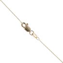 9ct Yellow Gold 0.05ct Diamond and Diopside Pendant and Chain 18"