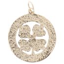 9ct Yellow Gold The Celtic Football Club Pendant