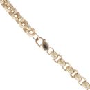 9ct Yellow Gold Patterned Belcher Chain 24"