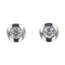 9ct White Gold 0.30ct Diamond Solitaire Stud Earrings