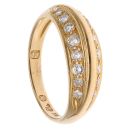 18ct Yellow Gold 0.50ct Brilliant Cut Diamond Fancy Ring