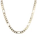 9ct Yellow Gold Figaro Chain 20"