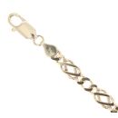 9ct Yellow Gold Fancy Bracelet 7"