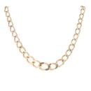 9ct Yellow Gold Curb Chain 18"
