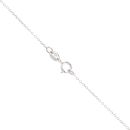 18ct White Gold 0.25ct Brilliant Cut Diamond Trilogy Pendant And Chain 18"