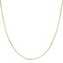 22ct Yellow Gold Alternate Twist Box Chain 16"