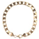 9ct Yellow Gold Curb Bracelet 8"
