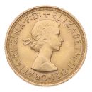 1968 Elizabeth II First Portrait UK Full Sovereign Coin