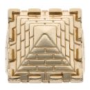 9ct Yellow Gold Patterned Pyramid Ring