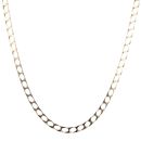 9ct Yellow Gold Square Curb Chain 20"