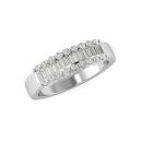 9ct White Gold 0.50ct Natural Diamond B And Ring