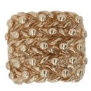9ct Yellow Gold Five Row Keeper Ring