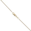 18ct Yellow Gold 0.60ct Brilliant Cut Diamond And Sapphire Cluster Pendant And Chain 18"