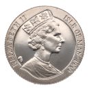 1990 170th Anniversary Black Penny and One Crown Stamp Isle of Man Set