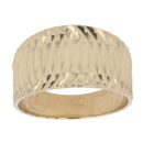14ct Yellow Gold Fancy Patterned Signet Ring