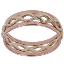 9ct Yellow and Rose Gold Fancy Full Band Ring