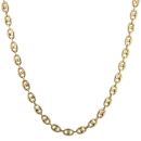 18ct Yellow Gold Button Chain 22"