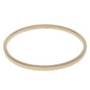 9ct Yellow Gold Plain Bangle