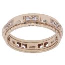 9ct Yellow Gold Cubic Zirconia Eternity Ring