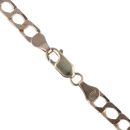 9ct Yellow Gold Square Curb Chain 24"