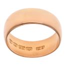 22ct Yellow Gold Plain Wedding Band 7.8mm