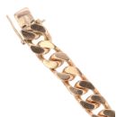 9ct Yellow Gold ID Curb Bracelet 8"