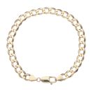 9ct Yellow Gold Curb Bracelet 8.5"