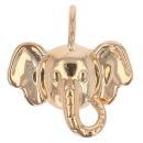 22ct Rose Gold Elephant Pendant