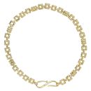 18ct Yellow Gold Fancy Bracelet 7"
