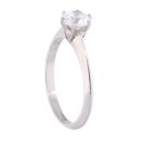 Platinum 0.70ct Diamond Solitaire Ring