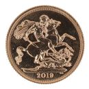 2019 Elizabeth II Fifth Portrait UK Full Sovereign Coin