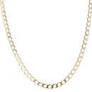 9ct Yellow Gold Curb Chain 22"