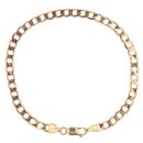 9ct Yellow Gold Curb Bracelet 8"