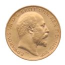 1910 Edward VII Large Head UK Half Sovereign Coin