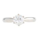 18ct White Gold 1.00ct Diamond Solitaire Ring