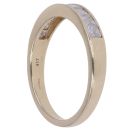 9ct Yellow Gold 0.80ct Princess Cut Diamond Half Eternity Ring