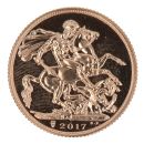 2017 Elizabeth II Fifth Portrait UK Full Sovereign Coin