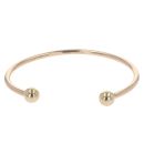9ct Yellow Gold Plain Torque Bangle