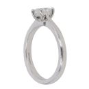 Platinum 0.35ct Princess Cut Diamond Solitaire Ring