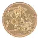 1981 Elizabeth II Decimal Portrait UK Full Sovereign Coin