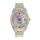 Rolex Custom Datejust Pre Owned Watch Ref 16233