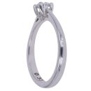 18ct White Gold 0.33ct Brilliant Cut Diamond Solitaire Ring
