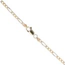 9ct Yellow Gold Figaro Chain 24"