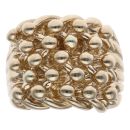 9ct Yellow Gold Five Row Keeper Ring