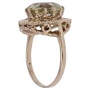 9ct Yellow Gold Peridot Fancy Ring