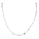9ct White Gold Fancy Collarette 16"