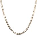 9ct Yellow Gold Crossover Fancy Chain 18"