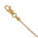 22ct Yellow Gold Layererd Bead Bracelet 7"
