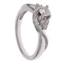 18ct White Gold 0.50ct Brilliant Cut Diamond Solitaire Ring